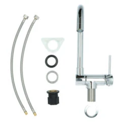 Atlantic Keukenkraan Carson Inklapbaar Met Hendel Chroom -Prachtige Badkamerwinkel 123 8344