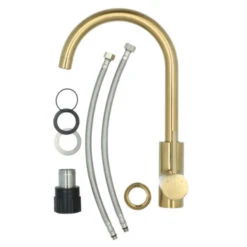 Atlantic Keukenkraan Colin Met Hendel Messing -Prachtige Badkamerwinkel 123 8358