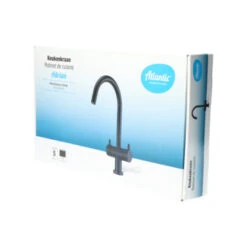 Atlantic Keukenkraan Adrian 2-knops Zwart -Prachtige Badkamerwinkel 123 8384