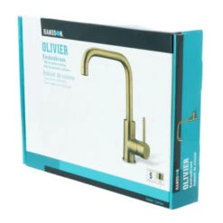 Handson Keukenkraan Olivier Met Hendel Messing -Prachtige Badkamerwinkel 123 8432