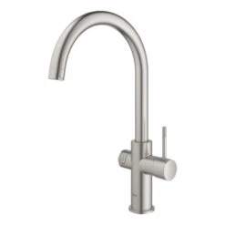Grohe Red Compact Keukenkraan Met C-uitloop En 4 Liter Kokend Water Boiler Supersteel -Prachtige Badkamerwinkel 123 8440