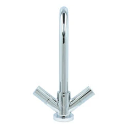 Aqualino Keukenkraan Fortore 2-knops Chroom -Prachtige Badkamerwinkel 123 8485