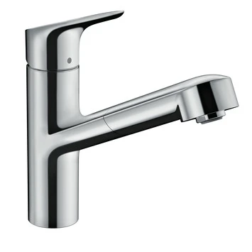 Hansgrohe Keukenkraan Focus M43 Met Hendel En Uittrekbare Sproeikop Chroom 150 3 Hansgrohe Keukenkraan Focus M43 Met Hendel En Uittrekbare Sproeikop Chroom 150