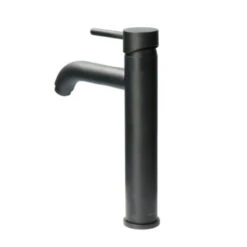 Atlantic Wastafelkraan Spencer Met Hendel Zwart -Prachtige Badkamerwinkel 123 8535