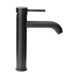 Atlantic Wastafelkraan Spencer Met Hendel Zwart -Prachtige Badkamerwinkel 123 8538