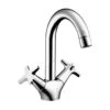 Hansgrohe Wastafelkraan MySport Fina 2-knops Chroom -Prachtige Badkamerwinkel 123 8572