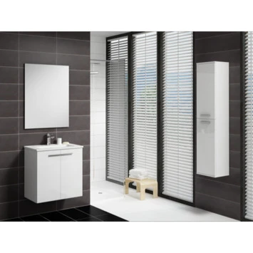 Atlantic Badmeubel Clara 60cm Twee Deuren Wit 4 Atlantic Badmeubel Clara 60cm Twee Deuren Wit - Afbeelding 2