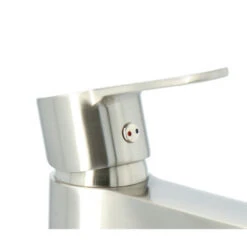 Atlantic Wastafelkraan Parker Met Hendel RVS -Prachtige Badkamerwinkel 123 8597