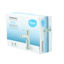 Atlantic Wastafelkraan Parker Met Hendel RVS -Prachtige Badkamerwinkel 123 8600