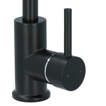 Absolut Wastafelkraan Haiti Met Hendel En Pop-up Afvoerplug Zwart 12 Absolut Wastafelkraan Haiti Met Hendel En Pop-up Afvoerplug Zwart - Afbeelding 10