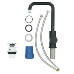 Absolut Wastafelkraan Haiti Met Hendel En Pop-up Afvoerplug Zwart 29 Absolut Wastafelkraan Haiti Met Hendel En Pop-up Afvoerplug Zwart -Prachtige Badkamerwinkel 123 8632