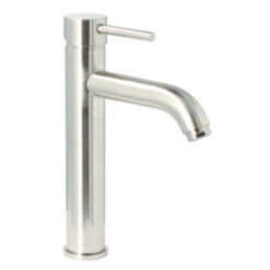 Atlantic Wastafelkraan Spencer Met Hendel RVS -Prachtige Badkamerwinkel 123 8704