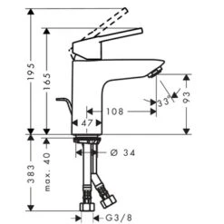 Hansgrohe Wastafelkraan Logis Loop 100 Met Hendel En Waste Chroom 9 Hansgrohe Wastafelkraan Logis Loop 100 Met Hendel En Waste Chroom -Prachtige Badkamerwinkel 123 8735