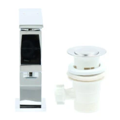 Aqualino Wastafelkraan Panaro Met Hendel En Waste Chroom 24 Aqualino Wastafelkraan Panaro Met Hendel En Waste Chroom -Prachtige Badkamerwinkel 123 8773