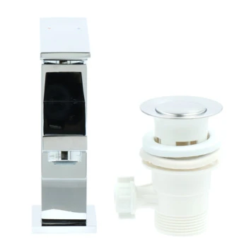 Aqualino Wastafelkraan Panaro Met Hendel En Waste Chroom 11 Aqualino Wastafelkraan Panaro Met Hendel En Waste Chroom - Afbeelding 9