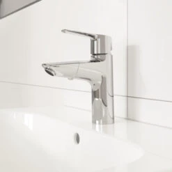 Grohe Wastafelkraan Start M-size Uittrekbaar QuickFix Chroom 17 Grohe Wastafelkraan Start M-size Uittrekbaar QuickFix Chroom -Prachtige Badkamerwinkel 123 8800