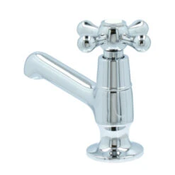 Handson Fonteinkraan Louise Met Draaiknop Chroom -Prachtige Badkamerwinkel 123 8857