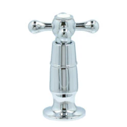 Handson Fonteinkraan Louise Met Draaiknop Chroom -Prachtige Badkamerwinkel 123 8858