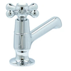 Handson Fonteinkraan Louise Met Draaiknop Chroom -Prachtige Badkamerwinkel 123 8859