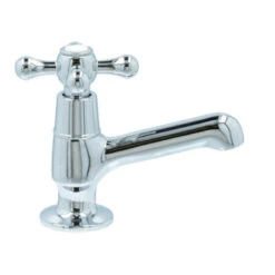 Handson Fonteinkraan Louise Met Draaiknop Chroom -Prachtige Badkamerwinkel 123 8860