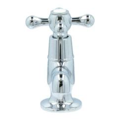 Handson Fonteinkraan Louise Met Draaiknop Chroom -Prachtige Badkamerwinkel 123 8862