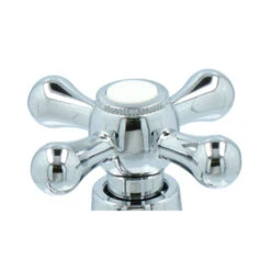 Handson Fonteinkraan Louise Met Draaiknop Chroom -Prachtige Badkamerwinkel 123 8863