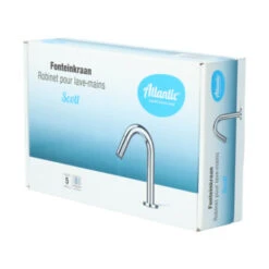 Atlantic Fonteinkraan Scott Met Draaiknop Chroom -Prachtige Badkamerwinkel 123 8895