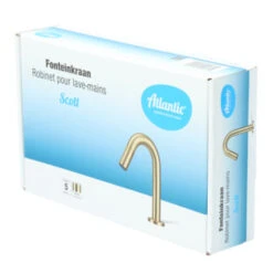 Atlantic Fonteinkraan Scott Met Draaiknop Messing -Prachtige Badkamerwinkel 123 8910