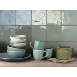 Wandtegel Sava Blauw 13x13 Cm 1m² -Prachtige Badkamerwinkel 123 8970