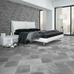 Vloertegel Dust Fumo Decor 30x30 Cm -Prachtige Badkamerwinkel 123 9003