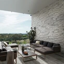 GAMMA Wandtegel Kristianstad Wit 11x45 Cm - 1,19m²/pak -Prachtige Badkamerwinkel 123 9134