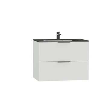 Tiger Studio Badkamermeubel 80 Cm Hoogglans Wit Met Wastafel Polybeton Mat Zwart Greep Rvs Plat 3 Tiger Studio Badkamermeubel 80 Cm Hoogglans Wit Met Wastafel Polybeton Mat Zwart Greep Rvs Plat