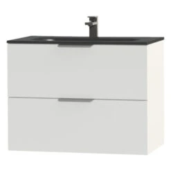 Tiger Studio Badkamermeubel 80 Cm Hoogglans Wit Met Wastafel Polybeton Mat Zwart Greep Rvs Plat 7 Tiger Studio Badkamermeubel 80 Cm Hoogglans Wit Met Wastafel Polybeton Mat Zwart Greep Rvs Plat -Prachtige Badkamerwinkel 123 917