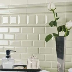 Wandtegel Metro Creme 10x20 Cm 0,96 M² 7 Wandtegel Metro Creme 10x20 Cm 0,96 M² -Prachtige Badkamerwinkel 123 9238