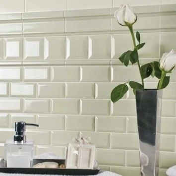 Wandtegel Metro Creme 10x20 Cm 0,96 M² 5 Wandtegel Metro Creme 10x20 Cm 0,96 M² - Afbeelding 3