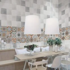 GAMMA Wandtegel Amadora Wit 13x13 Cm 0,5 M² -Prachtige Badkamerwinkel 123 9241