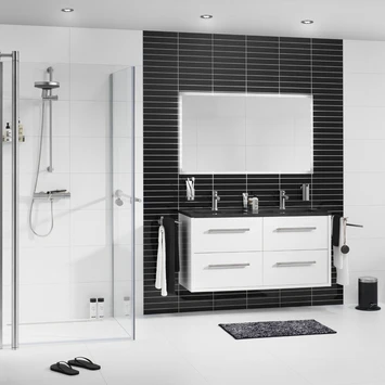 TIGER Boston Kolomkast Wit Hoogglans 40cm 7 TIGER Boston Kolomkast Wit Hoogglans 40cm - Afbeelding 5